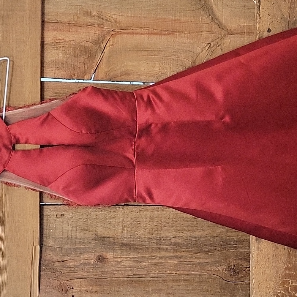 Red short cocktail Dress size 2